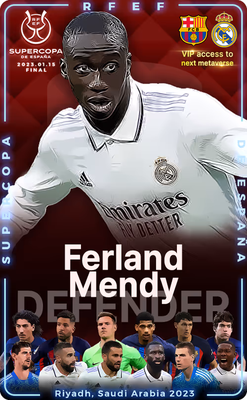 2022-23 SuperCup Of Real Madrid Ferland Mendy
