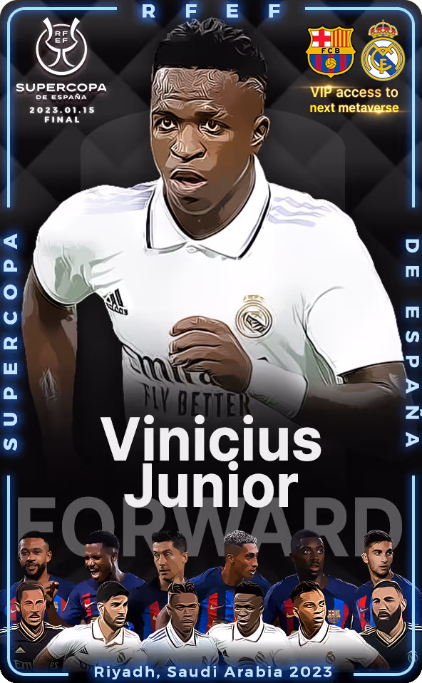2022-23 SuperCup Of Real Madrid Vinícius Júnior