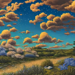 Galaxy Sky #1000