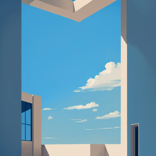 Behind