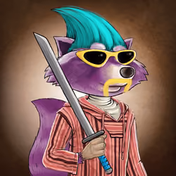 RETRO RACCOONS #603