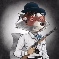RETRO RACCOONS #606