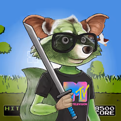 RETRO RACCOONS #651