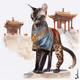 Cats and felines through the ages.