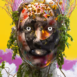 Boy with a Spiral Frown