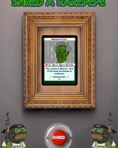 Shred A Rare Pepe