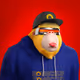 6967