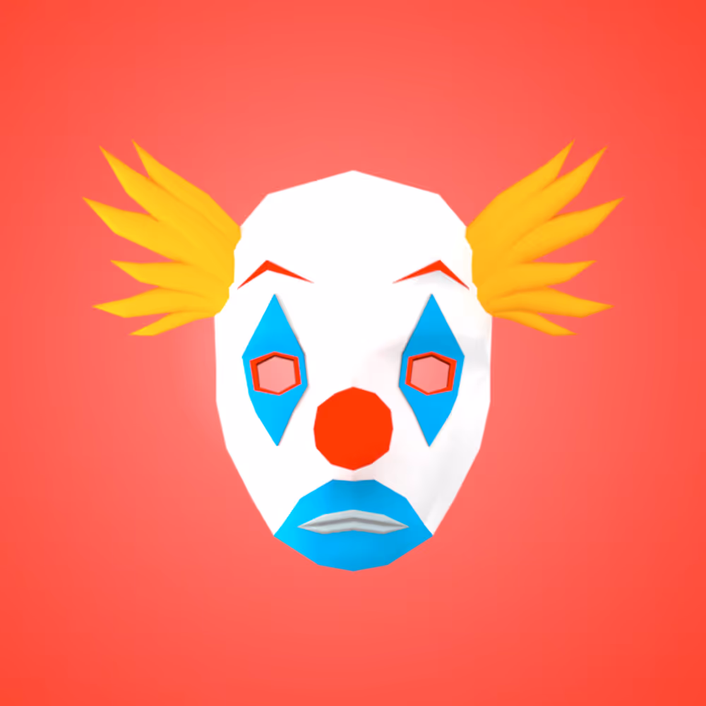 Sad Clown Mask
