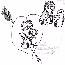 Garfield and Pookie 