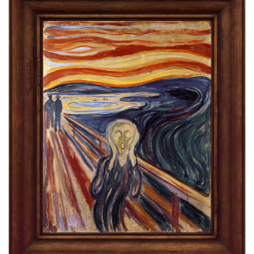 Elmonx The Scream 1893 Oil On Canvas