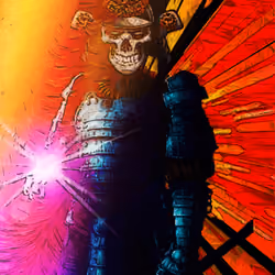 Samurai Skull Warrior