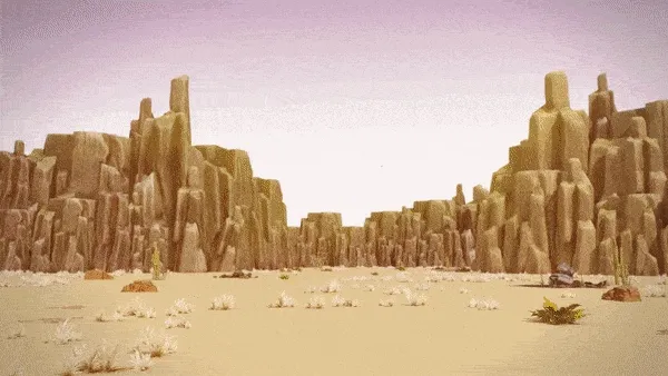 Scene #15: Spider Tanks world landing