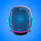 Cyber Xmas Helmet