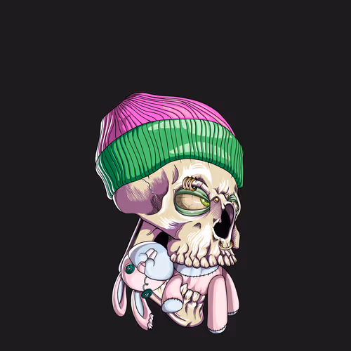 Hashed Skull #0065