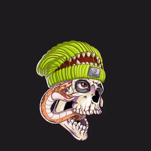 Hashed Skull #0101