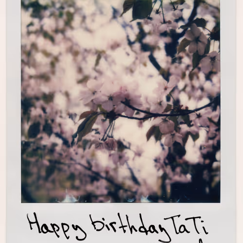 Happy birthday Tati!