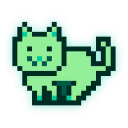 MoonCat #4243: OldGreen420