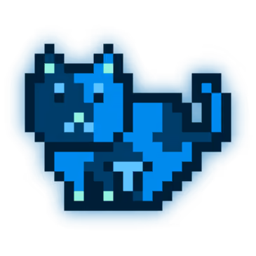 MoonCat #18740: blue pussy