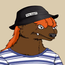Honey Badgers Art