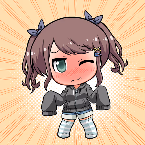 Tere QN! special moe sode hoodie #1587