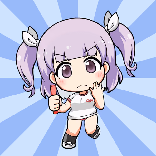 Tere QN! purple taisou fuku #9943