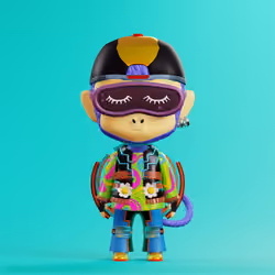 Chibi Ape #1454
