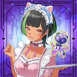 NFT OCS Genesis #1100 MAID-SAN