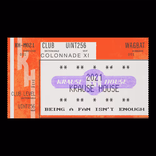 Club Level Genesis Ticket to Krause House 79/500