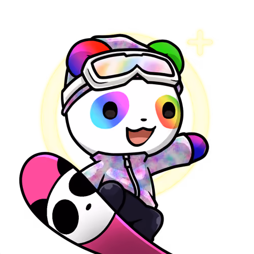 Leelee-Snow boarder-Rainbow #03065
