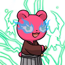 Leelee-Samurai-Pinkbear #08756
