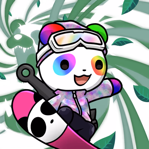 Leelee-Snow boarder-Rainbow #07084