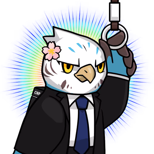 Narukami-Office worker-Blue budgie #04867