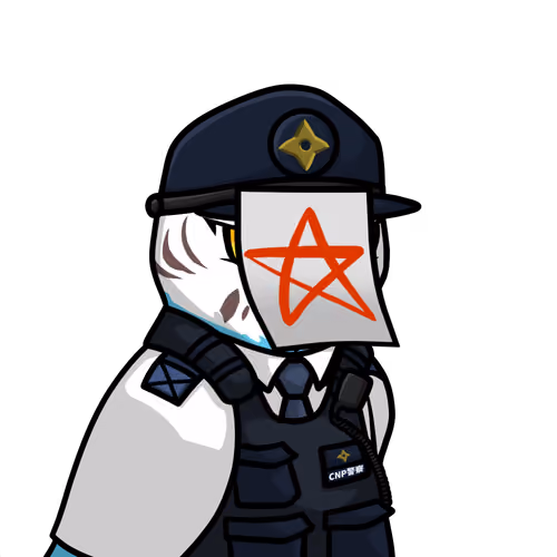 Narukami-Police officer-Blue budgie #03846