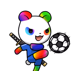 Leelee-Soccer player-Rainbow #04904