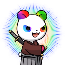 Leelee-Samurai-Rainbow #03392