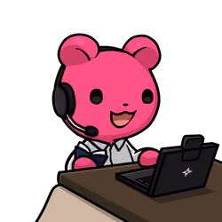 Leelee-Online secretary-Pinkbear #05304