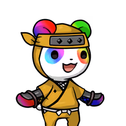 Leelee-Ninja-Rainbow #02715