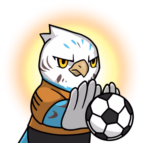 Narukami-Soccer player-Blue budgie #07542