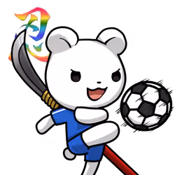 Leelee-Soccer player-Polar bear #06226