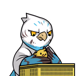 Narukami-Piyochi appraiser-Blue budgie #07147