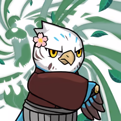 Narukami-Samurai-Blue budgie #03401