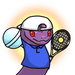 Orochi-Tennis player-Purple #11201