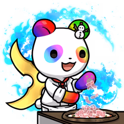 Leelee-Pizza chef-Rainbow #10625
