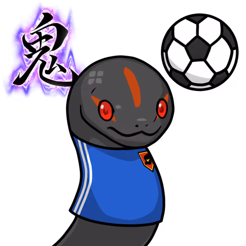 Orochi-Soccer player-Black #05007