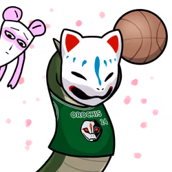 Orochi-Basketball player-Dragon #09256