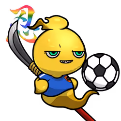 Mitama-Soccer player-Gold #05476