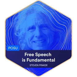 Free Speech is Fundamental - Blue