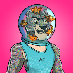 Athletic tiger #0298