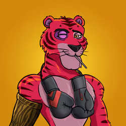 Athletic tiger #0013