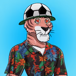 Athletic tiger #0427